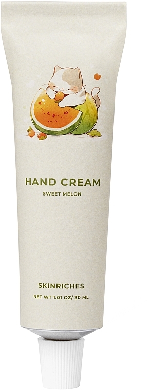 Легкий крем для рук з ароматом солодкої диньки - SkinRiches Hand Cream Sweet Melon — фото N1