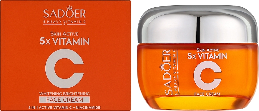 Крем для обличчя з вітаміном С - Sadoer 5X Vitamin C Face Cream — фото N2