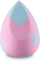 Спонж для макияжа, средний, розовый с голубым - Boho Beauty Bohomallows Medium Cut Pink Sugar — фото N2