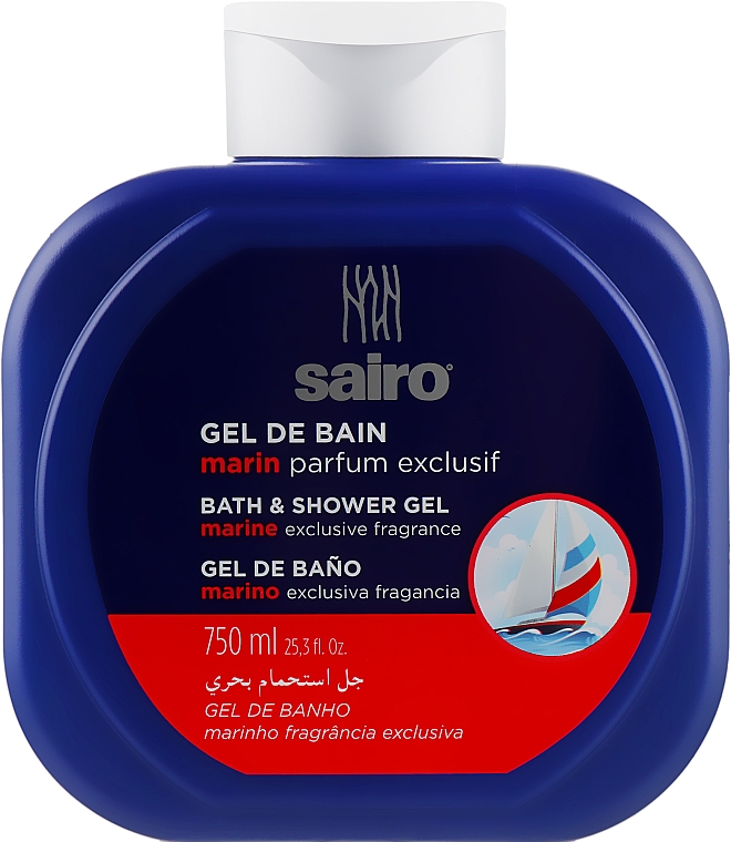 Гель для душу і ванни "Винятковий морський аромат" - Sairo Bath And Shower Gel — фото N1