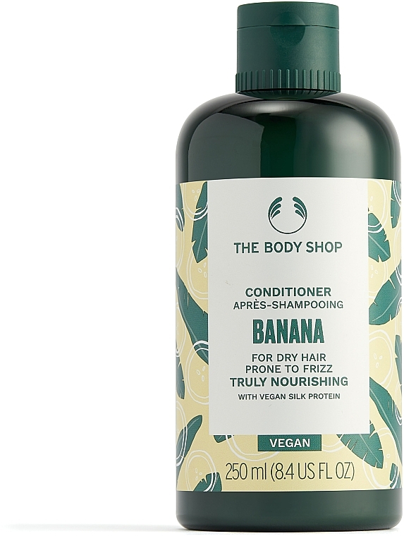Кондиціонер для живлення волосся "Банан" - The Body Shop Banana Truly Nourishing Conditioner Vegan — фото N1