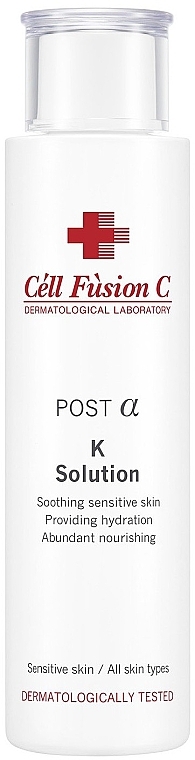 Тонік для чутливої шкіри обличчя з вітамном К - Cell Fusion C Expert K Solution — фото N1
