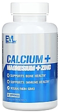 Пищевая добавка "Кальций + Магний + Цинк" - EVLution Nutrition Calcium + Magnesium + Zinc — фото N1