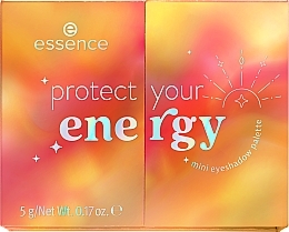 Палетка для макияжа глаз - Essence Protect Your Energy Mini Eyeshadow Palette — фото N1