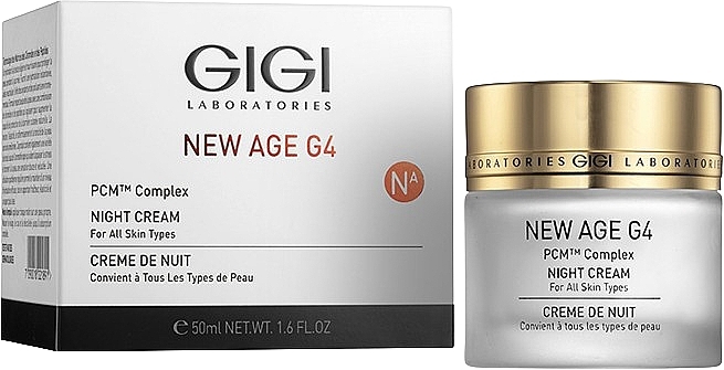 Ночной крем для лица - GiGi New Age G4 Night For All Skin Types Cream — фото N1