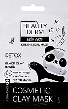 Духи, Парфюмерия, косметика Косметическая маска для лица "Противоугревая" на основе черной глины - Beauty Derm Skin Care Cosmetic Clay