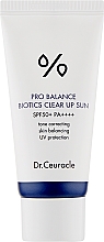 Парфумерія, косметика Сонцезахисний освітлювальний крем з пробіотиками - Dr.Ceuracle Pro Balance Biotics Clear Up Sun SPF50+