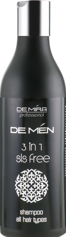 Шампунь 3 в 1 для мужчин - DeMira Professional DeMen 3-in-1 Shampoo — фото N1
