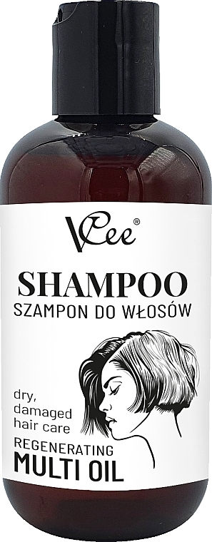 Шампунь для сухих и поврежденных волос - VCee Regenerating Shampoo With Multi Oil Complex For Dry & Damaged Hair — фото N1