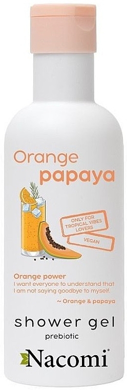Гель для душа "Апельсин и папайя" - Nacomi Orange & Papaya Shower Gel — фото N1