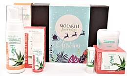 Парфумерія, косметика Набір - Bioearth The Beauty Seed (lip/balm/7ml + f/ser/30ml + foam/150ml + f/cr/50ml)