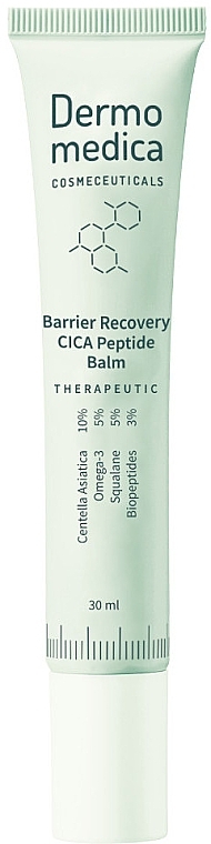 Восстанавливающий пептидный бальзам для лица - Dermomedica Therapeutic Barrier Recovery CICA Peptide Balm — фото N1