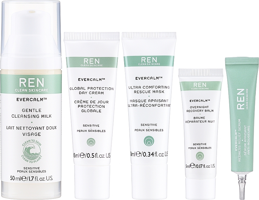 Набір - Ren Clean Skincare Evercalm Stop Being So Sensitive — фото N2