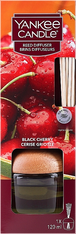 Аромадифузор "Чорна черешня" - Yankee Candle Black Cherry — фото N1
