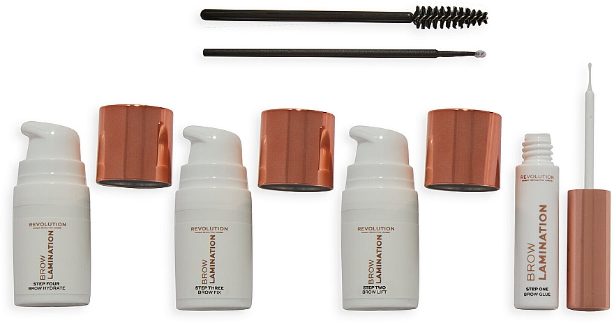 Набір для ламінування брів - Makeup Revolution Brow Lamination Kit — фото N2