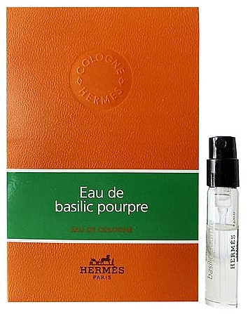 Hermes Eau de Basilic Pourpre - Одеколон (пробник)