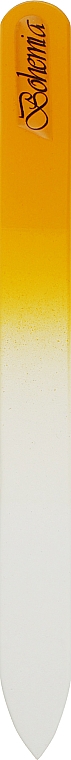 Пилочка хрустальная в чехле из кожи 99-1352, 135мм, желтая - SPL