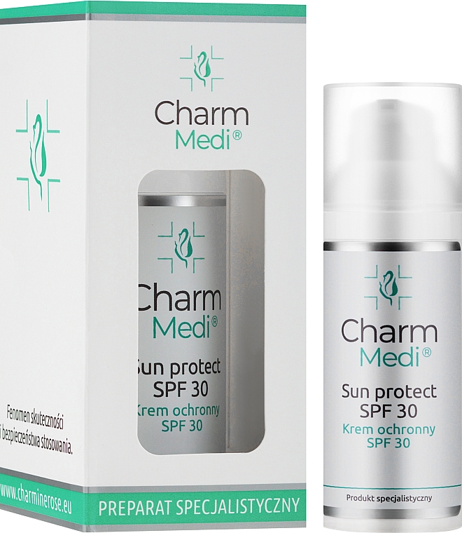Сонцезахисний крем для обличчя - Charmine Rose Charm Medi Sun Protect SPF30 — фото N2