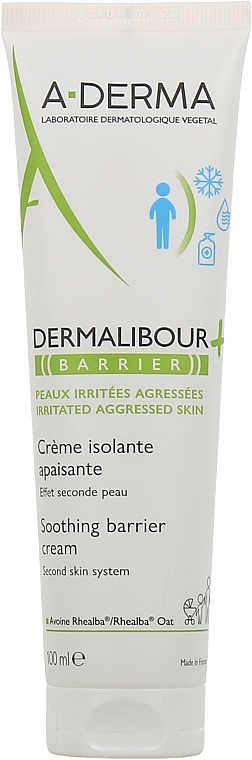 Заспокійливий крем - A-Derma Dermalibour+ Soothing Barrier Cream — фото N3