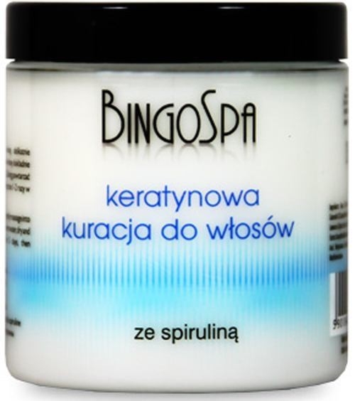 Маска для волос с кератином и спирулиной - BingoSpa Keratin Hair Treatment With Spirulina — фото N1