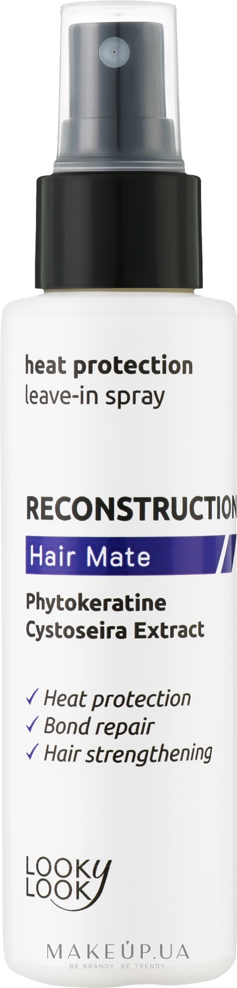 Спрей-термозащита для обновления структуры волос - Looky Look Reconstruction Hair Mate Heat Protection Leave-In Spray — фото 100ml