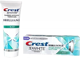 Відбілювальна зубна паста - Crest 3D White Brilliance Blast Whitening Toothpaste Energizing Mint — фото N3