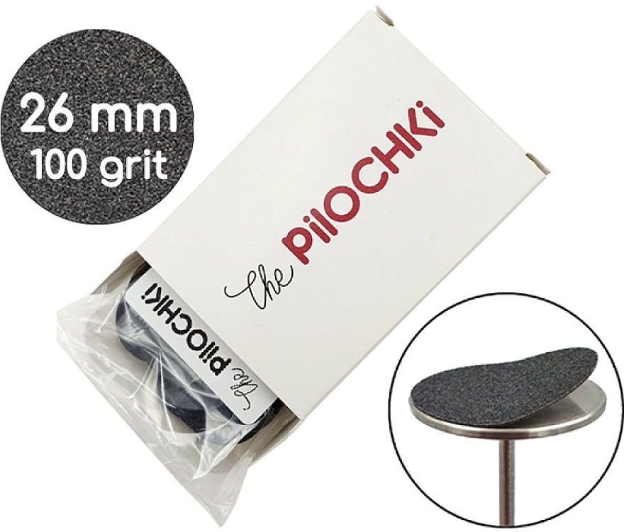 Змінні файли для пододиска, 26 мм, 100 грит - The Pilochki — фото N2