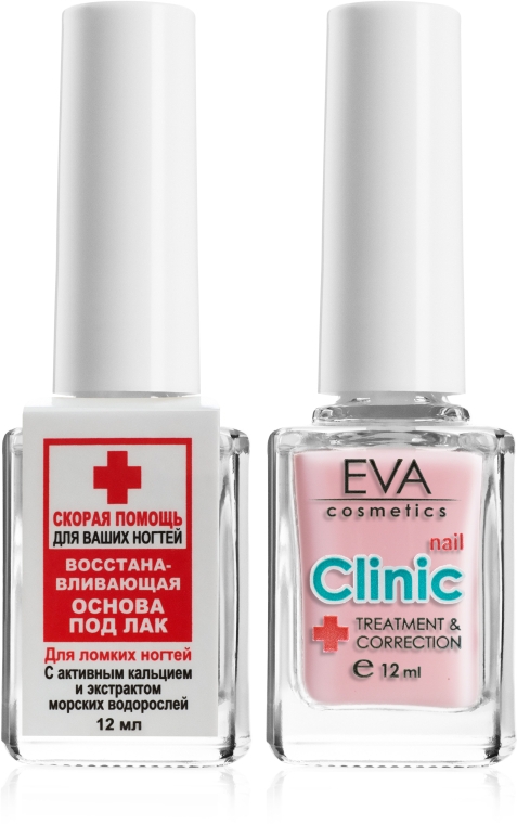 Відновлююча основа під лак - Eva Cosmetics Nail Clinic — фото N1