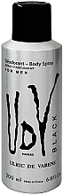 Парфумерія, косметика Ulric de Varens UDV Black Deodorant - Дезодорант-антиперспірант
