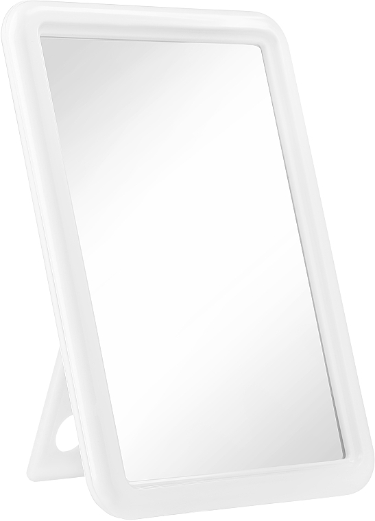 Зеркало одностороннее квадратное Mirra-Flex, 14x19 cm, 9254, белое - Donegal One Side Mirror — фото N1