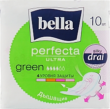 Духи, Парфюмерия, косметика Прокладки Perfecta Green Drai Ultra, 10шт - Bella