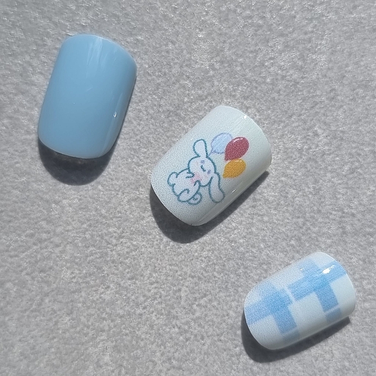 Накладные ногти для детей "Кролик", 913 - Deni Carte Magic Miss Tips — фото N4