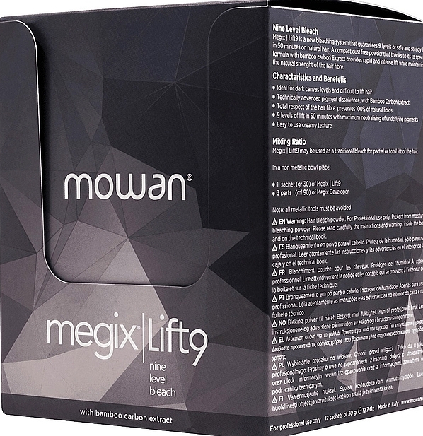 Осветляющая пудра для волос - Mowan Megix Lift 9 Lightening Powder — фото N2