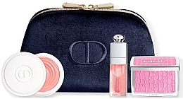 Парфумерія, косметика Набір - Dior Natural Glow Set (blush/4.4g + l/oil/6ml + n/cr/10g)