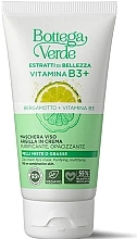 Маска для обличчя - Bottega Verde Beauty Extracts  Bergamot Vitamin B3+ Clay Cream Face Mask — фото N1