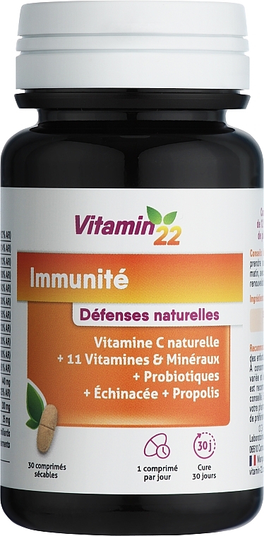 Жувальні таблетки для підвищення імунітету - Vitamin’22 Immunity — фото N1
