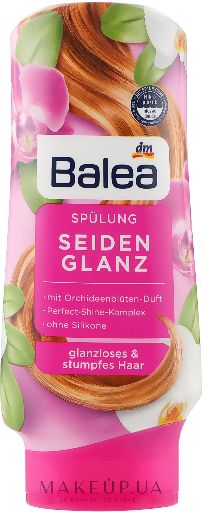 Бальзам-ополаскиватель для тусклых волос - Balea Seidenglanz — фото 300ml