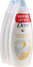 Духи, Парфюмерия, косметика Набор - Dove Protection Surgras Hydra Nutrium (sh/gel/3x250ml)