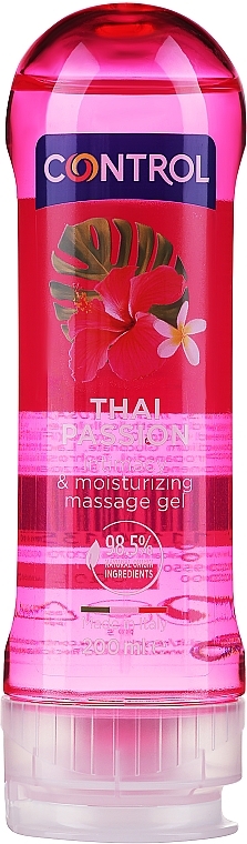 Масажний гель "Тайська пристрасть" - Control Thai Passion Moisturizing & Massage Gel — фото N1
