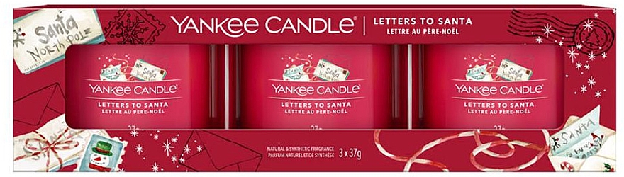 Ароматическая мини-свеча в стакане - Yankee Candle Letters to Santa Filled Votive — фото N2