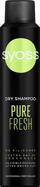 Сухой шампунь - Syoss Pure Fresh Dry Shampoo