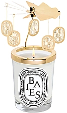 Парфумерія, косметика Набір - Diptyque Carousel Set With Baies Candle (candle/190g + acc)