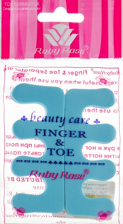 Разделитель для пальцев, НВ-9082, голубой - Ruby Rose
