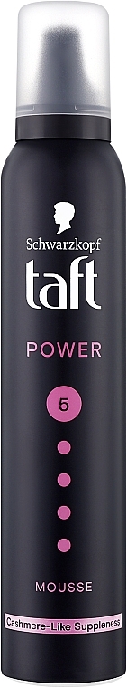 Пена-мусс для волос "Power. Нежность кашемира", мегафиксация 5 - Taft Cashmere Power 5