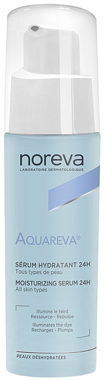 Увлажняющая сыворотка для лица - Noreva Aquareva Moisturizing Serum 24H
