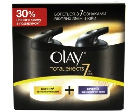 Духи, Парфюмерия, косметика Набор - Olay Total Effects 7 In One (f/cr/50ml + f/cr/50ml) 