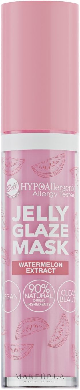Гипоаллергенная регенерирующая маска для губ - Bell Hypoallergenic Jelly Glaze Lip Mask — фото 01 - Milky Shake