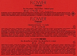 Kenzo Flower By Kenzo L'absolue - Набор (edp/50ml + b/lot/75ml + h/cr/20ml) — фото N3