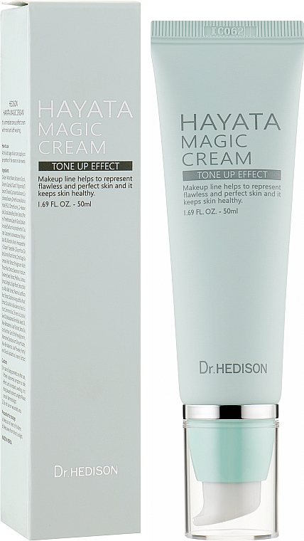 Крем для выравнивания тона и рельефа кожи лица под макияж - Dr.Hedison Hayata Magic Cream — фото N2