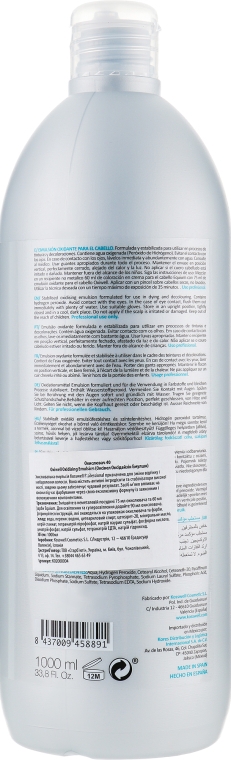 Окислительная эмульсия, 12% - Kosswell Professional Equium Oxidizing Emulsion Oxiwell 12% 40 vol — фото N4